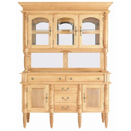 Customizable 60 Inch Hutch & Buffet China Cabinet